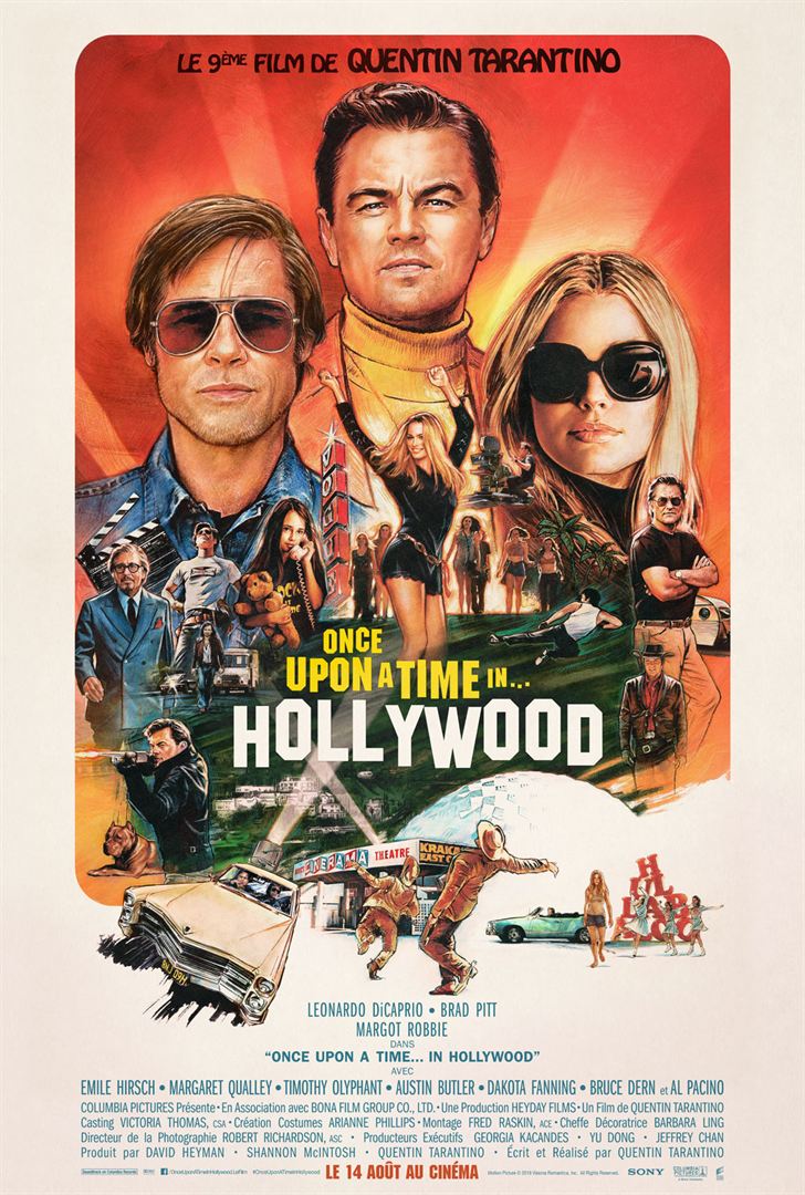affiche Once Upon a Time... in Hollywood (projeté en 35mm)