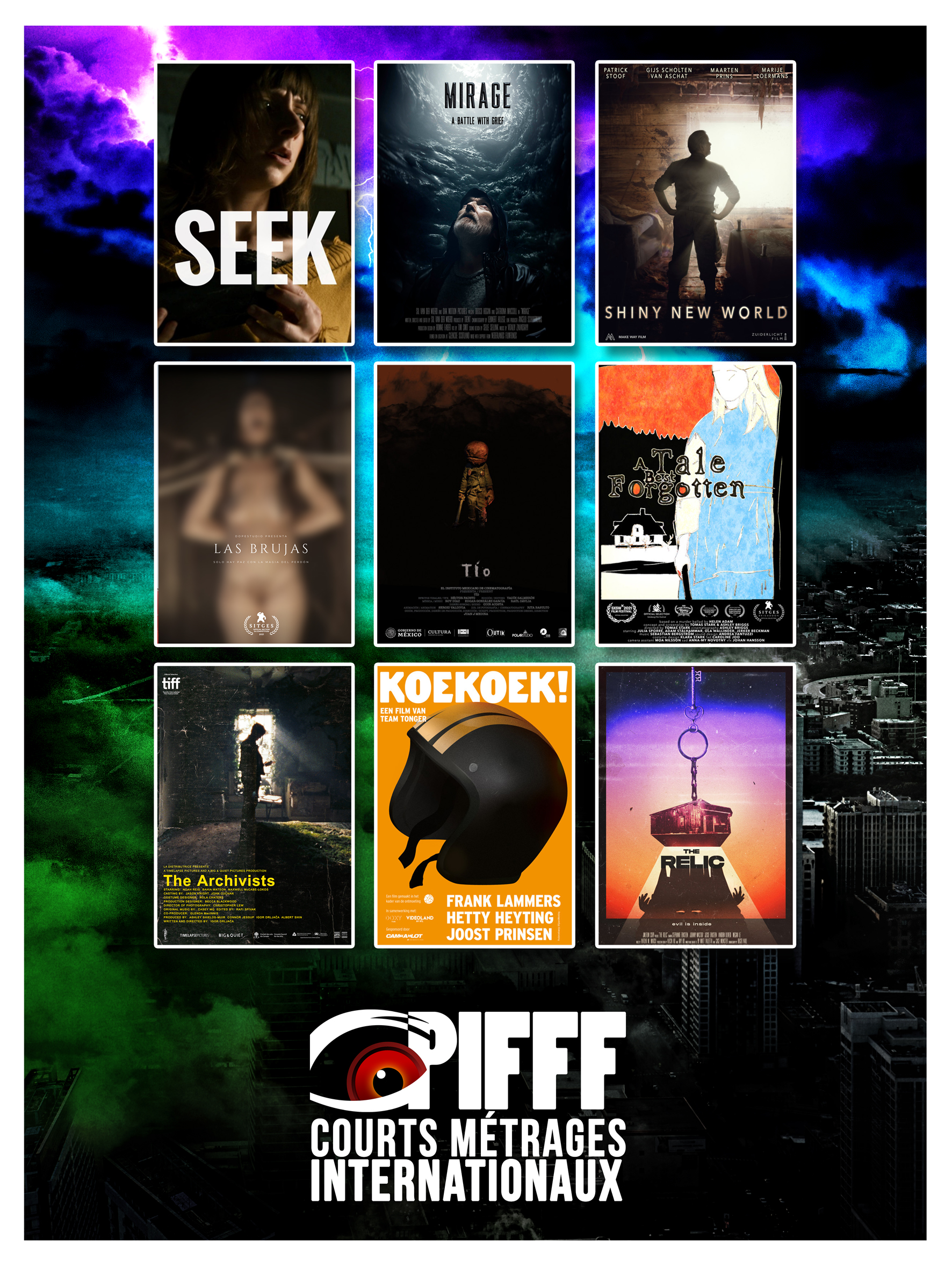 affiche  Compétition PIFFF : courts métrages internationaux