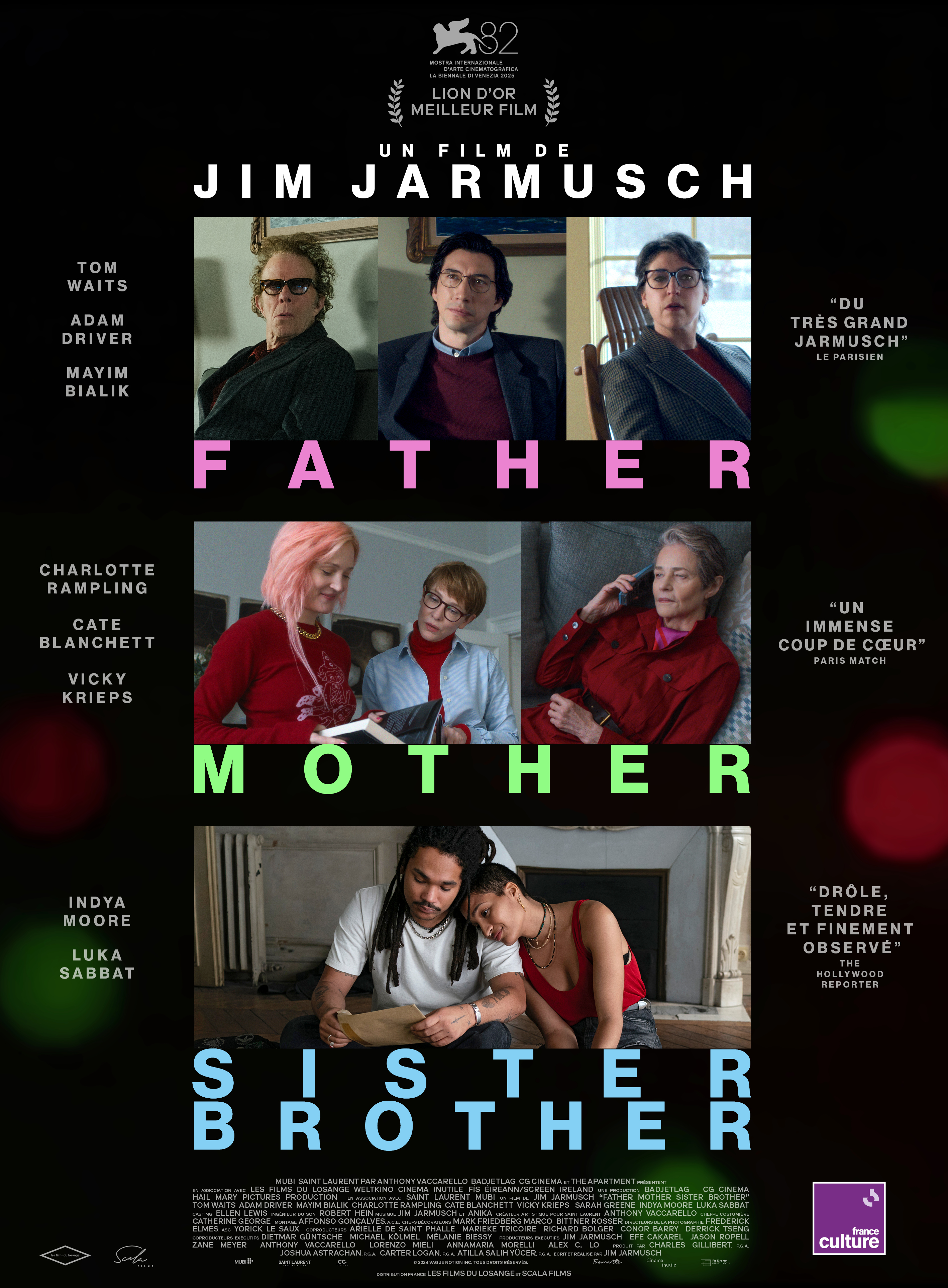 affiche FATHER MOTHER SISTER BROTHER