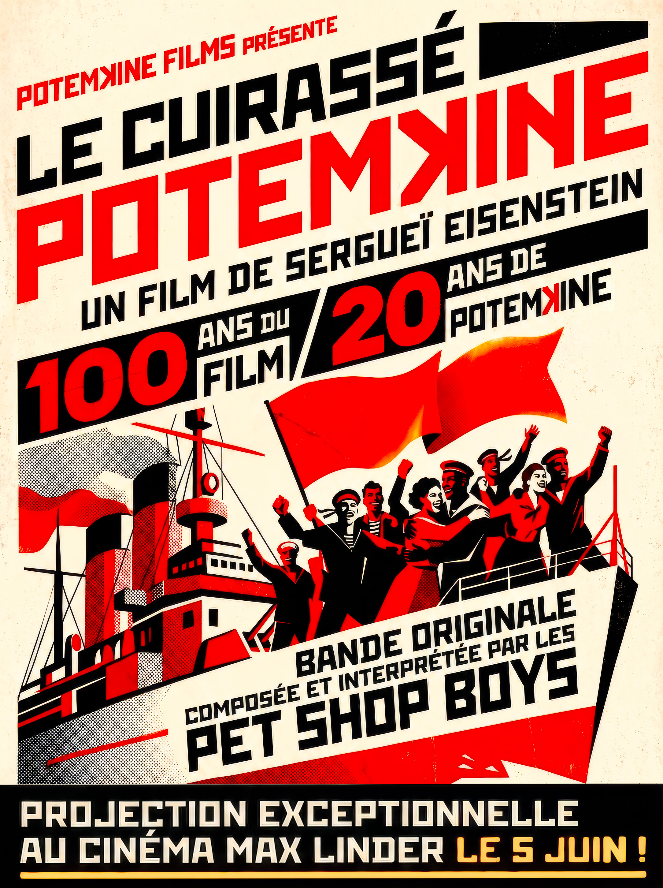 affiche LE CUIRASSÉ POTEMKINE